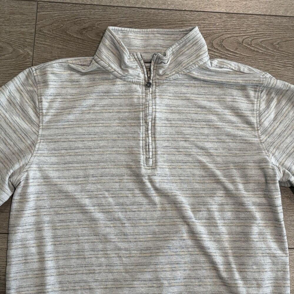 Linksoul Golf Sweater Mens Medium Quarter Zip Tempus‎ Fugit Casual Athletic